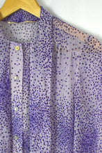 Load image into Gallery viewer, Triangle Print Sheer Blouse