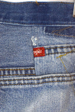 Load image into Gallery viewer, Reworked Denim Patchwork Shorts