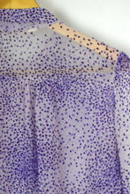 Load image into Gallery viewer, Triangle Print Sheer Blouse