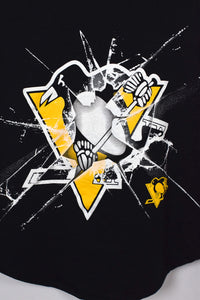 Reworked Pittsburgh Penguins NHL Crop T-shirt
