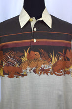 Load image into Gallery viewer, 70s/80s Big Cat Polo Shirt