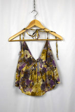 Load image into Gallery viewer, Reworked Floral Print Tie-Up Top