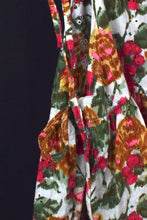 Load image into Gallery viewer, Reworked Watercolour Print Baby Doll Tie up Top