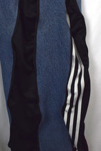 Load image into Gallery viewer, Reworked Adidas Brand Zip-Up Jeans