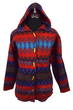 Load image into Gallery viewer, 80s/90s Aztec Pattern Fleeced Jacket