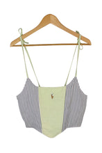 Load image into Gallery viewer, Reworked Ralph Lauren Brand Corset Style Top