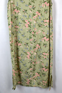 Sleeveless Rose Print Dress