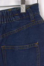 Load image into Gallery viewer, Rose Print Denim Mini Skirt