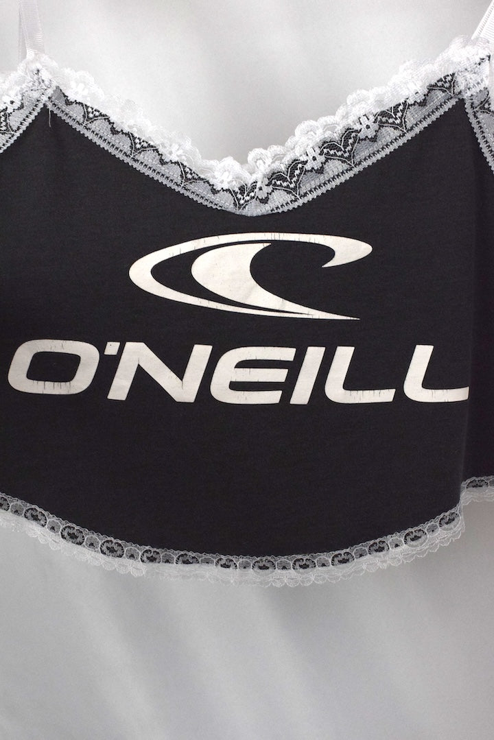Reworked O'Neill Lace Crop Top