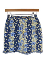 Load image into Gallery viewer, Denim Floral Print Skirt