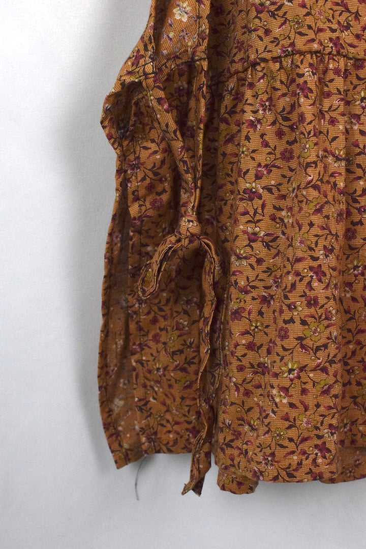 Floral Print Babydoll Top