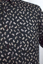 Load image into Gallery viewer, Black Paisley Print Shirt
