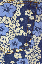 Load image into Gallery viewer, Denim Floral Print Skirt