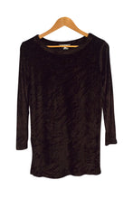 Load image into Gallery viewer, 80s/90s Brown Velvet Top