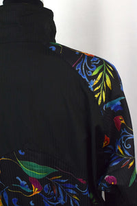 Colourful Leag Print Spray Jacket
