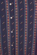 Load image into Gallery viewer, Navy Blue Striped Blouse