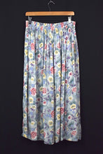 Load image into Gallery viewer, 80s/90s Blue Pleated Skirt