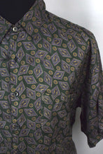 Load image into Gallery viewer, Abstract Print Silk Shirt