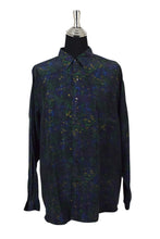 Load image into Gallery viewer, Abstract Print Silk Shirt