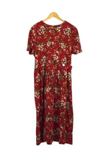Load image into Gallery viewer, Red Floral Print Dress