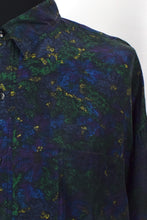 Load image into Gallery viewer, Abstract Print Silk Shirt
