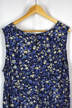 Load image into Gallery viewer, Blue Floral Print Dress