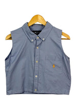 Load image into Gallery viewer, Reworked Ralph Lauren Brand Cropped Top