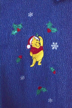 Load image into Gallery viewer, Christmas Winnie The Pooh Christmas Denim Top