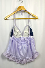 Load image into Gallery viewer, Reworked Lavender Tie Up Top