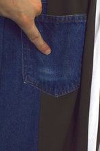 Load image into Gallery viewer, Reworked Adidas Brand Denim Track Skirt