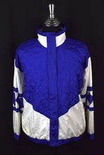 Load image into Gallery viewer, Blue and White Spray Jacket