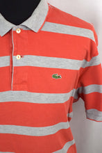 Load image into Gallery viewer, Striped Lacoste Brand Polo Shirt