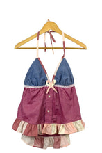 Load image into Gallery viewer, Reworked Halterneck Babydoll Top
