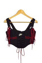 Load image into Gallery viewer, Reworked Nike Brand Corset Style Top