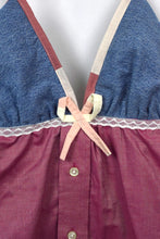 Load image into Gallery viewer, Reworked Halterneck Babydoll Top