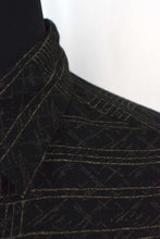 Load image into Gallery viewer, Black Abstract Print Party Shirt