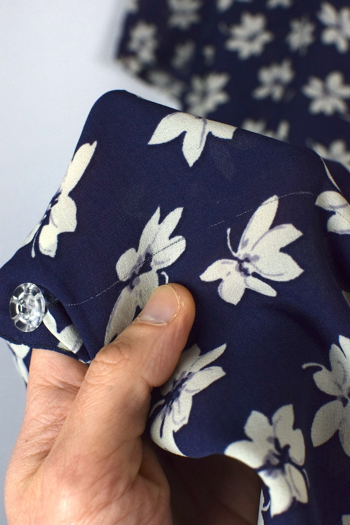 Reworked Floral Print Dress