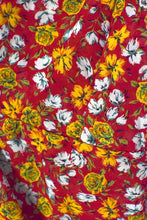 Load image into Gallery viewer, Reworked Floral Print Tie Up Top