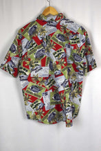 Load image into Gallery viewer, 80s/90s Post Card Print Blouse