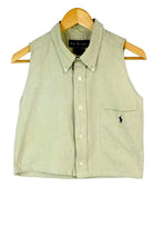 Load image into Gallery viewer, Reworked Ralph Lauren Brand Crop Top
