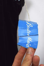 Load image into Gallery viewer, DEADSTOCK Black Sequin Velvet Top