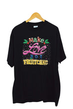 Load image into Gallery viewer, 80s/90s Make Love, Not Fruitcake Christmas T-shirt