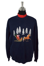 Load image into Gallery viewer, 80s/90s Santa And His Horse Sweatshirt