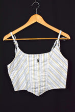 Load image into Gallery viewer, Reworked Ralph Lauren Brand Corset Style Top