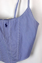 Load image into Gallery viewer, Reworked Ralph Lauren Brand Corset Style Top
