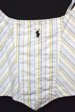 Load image into Gallery viewer, Reworked Ralph Lauren Brand Corset Style Top