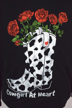 Load image into Gallery viewer, Cowgirl At Heart Sweatshirt