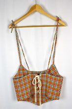 Load image into Gallery viewer, Reworked Ralph Lauren Brand Corset Style Top