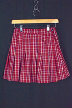 Load image into Gallery viewer, Reworked Red Checkered Mini Skirt