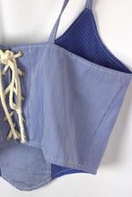 Load image into Gallery viewer, Reworked Ralph Lauren Brand Corset Style Top